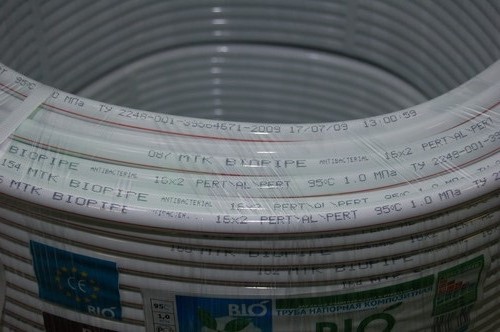 Труба металлопластиковая 16х2,0 мм BioPipe STANDART (бухта 200 м.) 17143