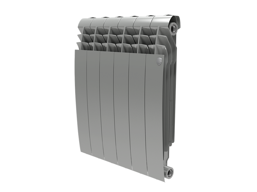 Радиатор биметаллический ROYAL Thermo Biliner/ Silver Satin 500/80/ 8 сек.(серебристый)
