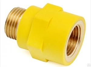 Муфта диэлектрическая для газа 1/2" вн.р./нар.р TIM BSFM022