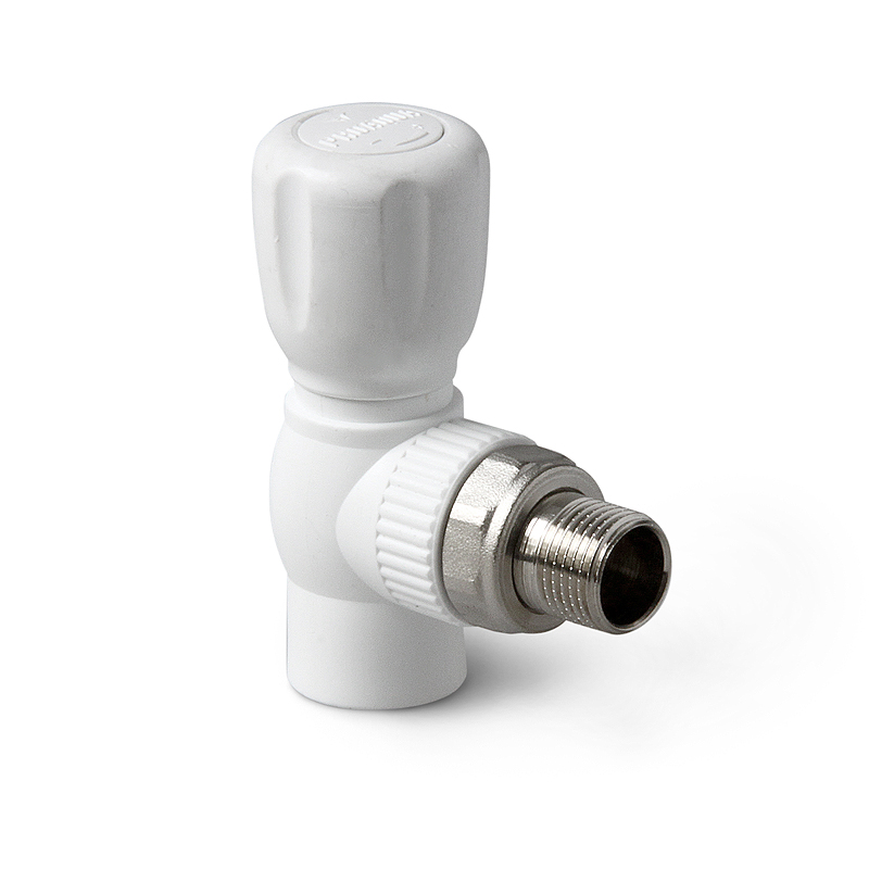 Шаровой кран для радиатора PP-R (угловой) 20х1/2" PRO AQUA