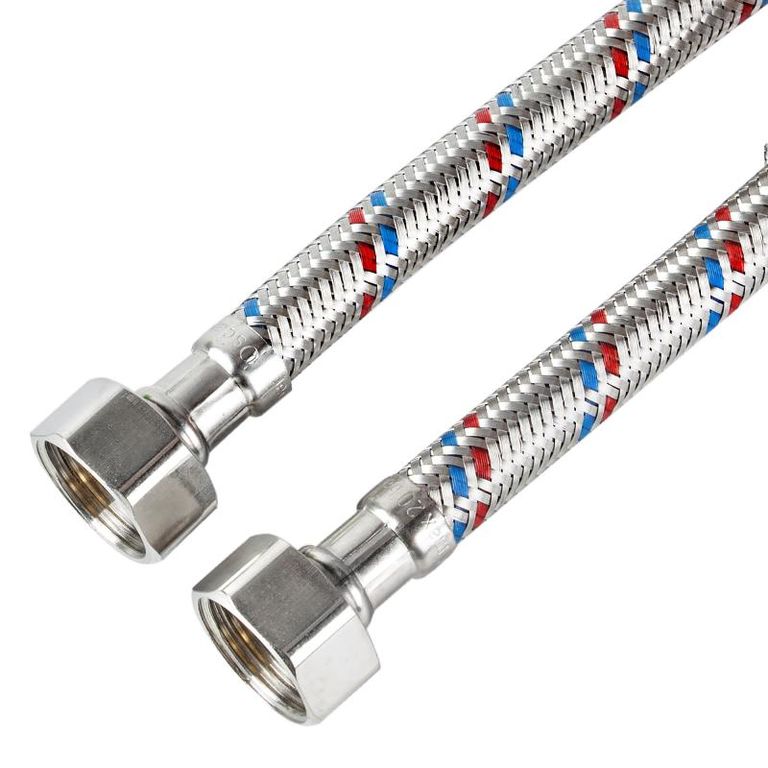Подводка гибкая 1/2" 40 см г/г TIM C66-4 PVC (полимерное покрытие)