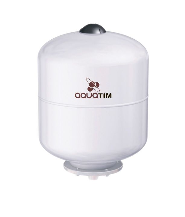 Бак расширительный мембранный БЕЛЫЙ 12 л. AQUATIM GVC-12L нерж.фланец (ГВС, отопление)