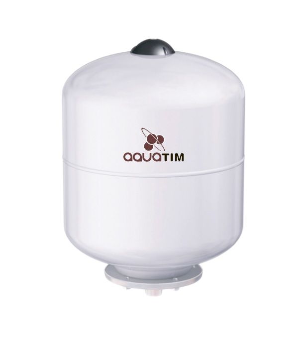 Бак расширительный мембранный БЕЛЫЙ 8 л. AQUATIM GVC-8L нерж.фланец (ГВС, отопление)